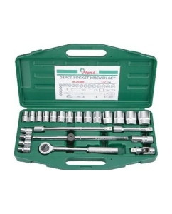 Купить Комплект 12-гранных торцевых головок (8-32 мм) 24 предмета Hans 4624-2MB2G в E-mobi