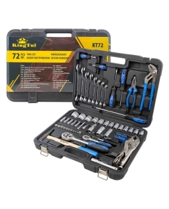Купить Набор инструментов KingTul 72 предмета 1/2,1/4 (6гр.)(6-27мм) KT-72(2151) в E-mobi