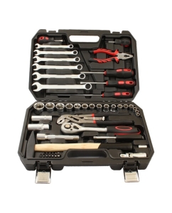 Купить Набор 56 предм. CNIC JS-BT56 торцевые головки 1/2, ключи, отвертки, вставки CrV в кейсе 76383 в E-mobi