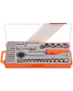 Купить Набор слесарных инструментов BARTEX 6-гранный, сталь, кейс, 36 пр 319905 в E-mobi