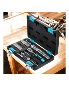 Купить Набор слесарных инструментов BARTEX Pro, 1/4, 6-гранный, сталь, кейс, 29 пр 319906  в E-mobi