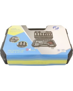 Купить Набор CNIC JS-B5094M 94 предмета, торцевые головки 1/4-1/2, вставки CrV в кейсе 76381  в E-mobi