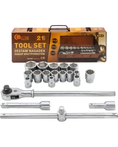 Купить Набор инструментов FORSTIME 21 предмет 3/4 6гр 12гр FT-6212-5(63618) в E-mobi