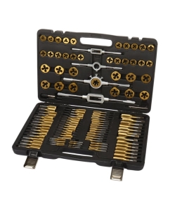 Купить Набор метчиков и плашек метрический LIGE 110 предметов, титановый, LG-S1020 886254 в E-mobi