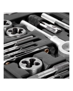 Купить Набор метчиков и плашек AV Steel 40 предметов, М3-М12 AV-921213  в E-mobi