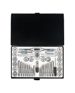 Купить Набор метчиков и плашек метрический Forsage 40 предметов в металлическом кейсе F-M040-1(7898)  в E-mobi