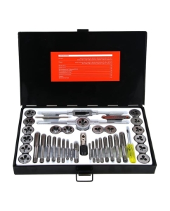 Купить Набор метчиков и плашек ЕРМАК 40 предметов в металлическом кейсе 637-005  в E-mobi