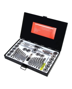 Купить Набор метчиков и плашек ЕРМАК 40 предметов в металлическом кейсе 637-005  в E-mobi