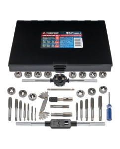 Купить Набор метчиков и плашек Forsage 33 предмета (метрич + дюйм)в металлическом кейсе F-M033-3(8684) в E-mobi