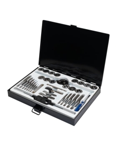 Купить Набор метчиков и плашек Forsage 33 предмета (метрич + дюйм)в металлическом кейсе F-M033-3(8684)  в E-mobi