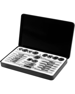 Купить Набор метчиков и плашек AV Steel 24 предметов, М5-М12, в металлическом кейсе AV-921212 в E-mobi