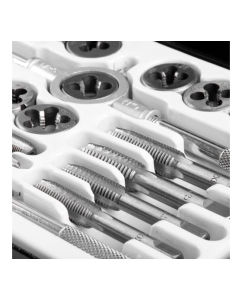 Купить Набор метчиков и плашек AV Steel 24 предметов, М5-М12, в металлическом кейсе AV-921212  в E-mobi