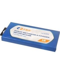 Купить Набор метчиков и плашек метрический LIGE 16 предметов LG-S1013 886253  в E-mobi