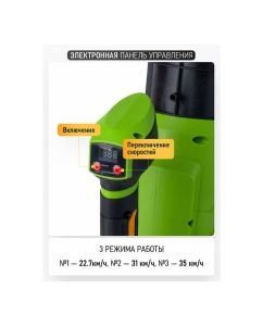 Купить Воздуходувка аккумуляторная PROCRAFT PB26  20В 12000-23000 об/мин, 35 км/ч (АКБ 3Ач+ЗУ) PB26-1b  в E-mobi