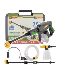 Купить Мойка высокого давления аккумуляторная PROCRAFT 20В, 30 бар, 180л/ч (без АКБ и ЗУ) CW20  в E-mobi