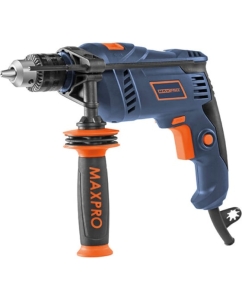 Купить Дрель ударная MAX-PRO 710 Вт, 0-3000 об/мин, ключевой патрон 1,5-13 мм, 2 кг, антивибрационная ручка, резиновые вставки, коробка 85067 в E-mobi
