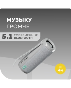 Купить Портативная колонка More Choice BS22 Gray (BS22 Grey)  в E-mobi