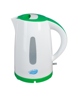 Купить Чайник электрический Великие Реки Томь-1 17 л белый, зеленый  в E-mobi