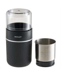 Купить Кофемолка электрическая Delta Lux DE-2203 черная, 80 г, съемная чаша в E-mobi