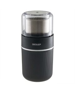 Купить Кофемолка электрическая Delta Lux DE-2203 черная, 80 г, съемная чаша  в E-mobi