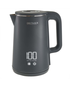 Купить Чайник электрический Delta Lux DE-1023 1.8 л серый в E-mobi
