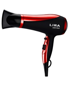 Купить Фен Lira LR 0704 2200 Вт красный, черный в E-mobi