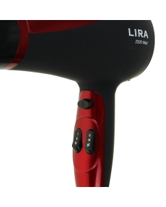 Купить Фен Lira LR 0704 2200 Вт красный, черный  в E-mobi