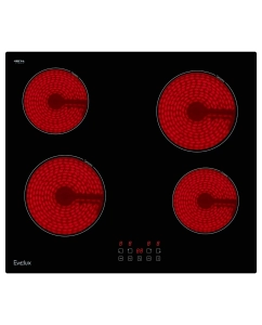 Купить Встраиваемая варочная панель электрическая Evelux EV 6040 черный в E-mobi