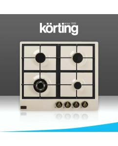 Купить Встраиваемая варочная панель газовая Korting HG 661 CTB бежевый в E-mobi