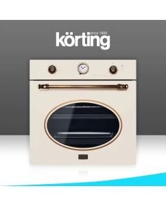 Купить Встраиваемый электрический духовой шкаф Korting OKB 461 CRB бежевый в E-mobi