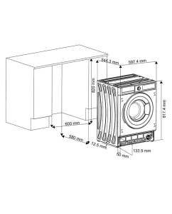 Купить Встраиваемая стиральная машина Evelux EWI 61408  в E-mobi