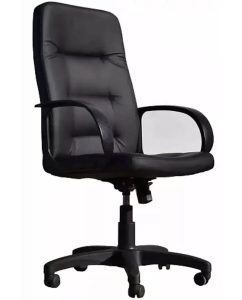 Купить Кресло компьютерное ЯРКРЕСЛА Кр36 ТГ ПЛАСТ ЭКО1 (экокожа черная) в E-mobi