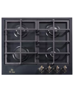 Купить Встраиваемая варочная панель газовая De Luxe TG4 750231 F-079 черный в E-mobi