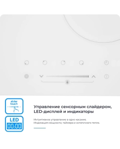 Купить Встраиваемая варочная панель электрическая ZUGEL ZEH603W белый  в E-mobi