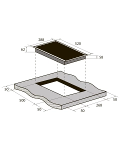 Купить Встраиваемая варочная панель индукционная ZUGEL ZIH294B черный  в E-mobi