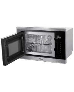Купить Встраиваемая микроволновая печь Haier HMX-BTG259X серебристый/черный  в E-mobi