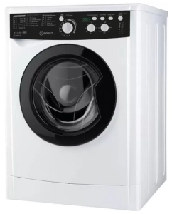 Купить Стиральная машина Indesit EWSD 51031 BK белый, черный в E-mobi