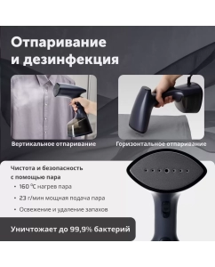 Купить Ручной отпариватель RageX R1002-415 0.3 л синий  в E-mobi