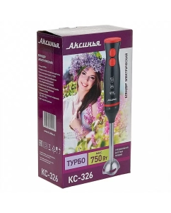 Купить Погружной блендер Аксинья КС-326 красный, черный  в E-mobi