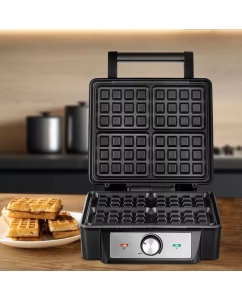 Купить Электровафельница Kitfort КТ-3607 серая, черная  в E-mobi