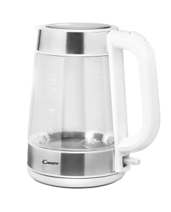 Купить Чайник электрический Candy CK-301 1.8 л белый, серебристый, прозрачный в E-mobi
