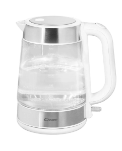 Купить Чайник электрический Candy CK-301 1.8 л белый, серебристый, прозрачный  в E-mobi
