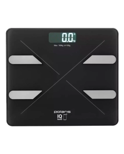 Купить Напольные весы Polaris 1898 IQ Home черные в E-mobi