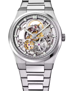 Купить Швейцарские механические наручные часы Festina F20069/1  в E-mobi