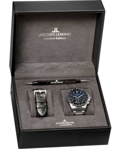 Купить Наручные часы Jacques Lemans 50-10B с хронографом  в E-mobi