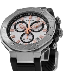 Купить Швейцарские наручные часы Tissot T141.417.17.011.00 с хронографом  в E-mobi