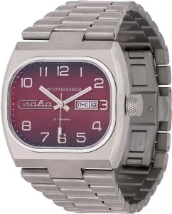 Купить Российские механические титановые наручные часы Слава 3220137/100-8205 в E-mobi
