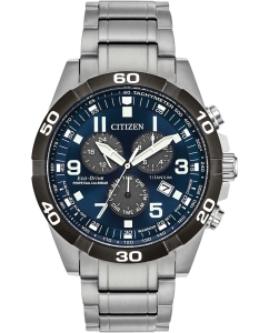 Купить Японские титановые наручные часы Citizen BL5558-58L с хронографом в E-mobi