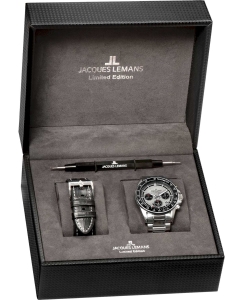 Купить Наручные часы Jacques Lemans 50-10A с хронографом  в E-mobi