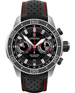 Купить Российские наручные часы ATTACHE SKYTRAFFIC-CHRONO-SBLACK с хронографом в E-mobi